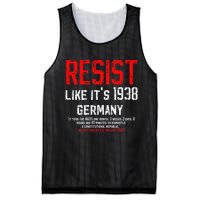 Resist like its 1938 Germany Reject Fascism Project 2025 Mesh Reversible Basketball Jersey Tank