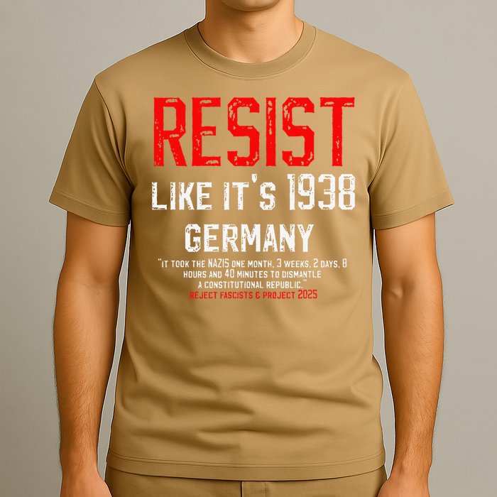 Resist like its 1938 Germany Reject Fascism Project 2025 T-Shirt
