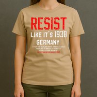 Resist like its 1938 Germany Reject Fascism Project 2025 T-Shirt