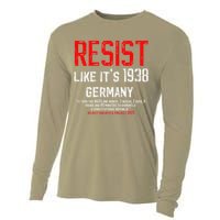 Resist like its 1938 Germany Reject Fascism Project 2025 Cooling Performance Long Sleeve Crew