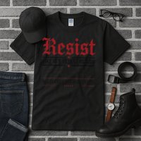 Resist like its 1938 Germany Reject Fascism Project 2025 Tall T-Shirt