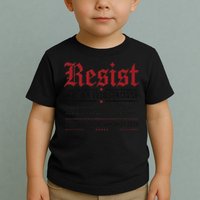 Resist like its 1938 Germany Reject Fascism Project 2025 Toddler T-Shirt