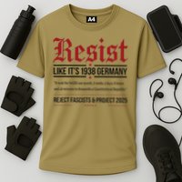 Resist like its 1938 Germany Reject Fascism Project 2025 Performance Shirt