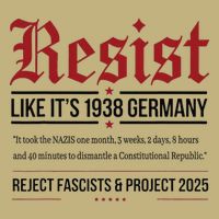 Resist like its 1938 Germany Reject Fascism Project 2025 Performance Shirt