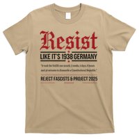 Resist like its 1938 Germany Reject Fascism Project 2025 T-Shirt