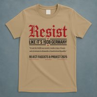 Resist like its 1938 Germany Reject Fascism Project 2025 T-Shirt