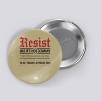 Resist like its 1938 Germany Reject Fascism Project 2025 Button