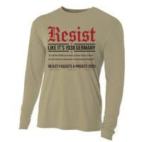 Resist like its 1938 Germany Reject Fascism Project 2025 Cooling Performance Long Sleeve Crew