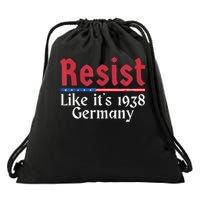 Resist Like Its 1938 Germany Drawstring Bag