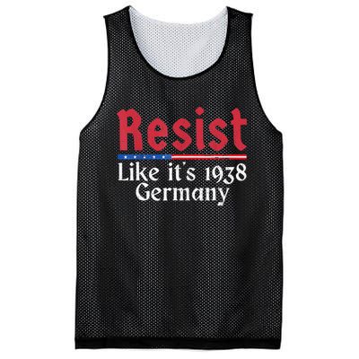 Resist Like Its 1938 Germany Mesh Reversible Basketball Jersey Tank