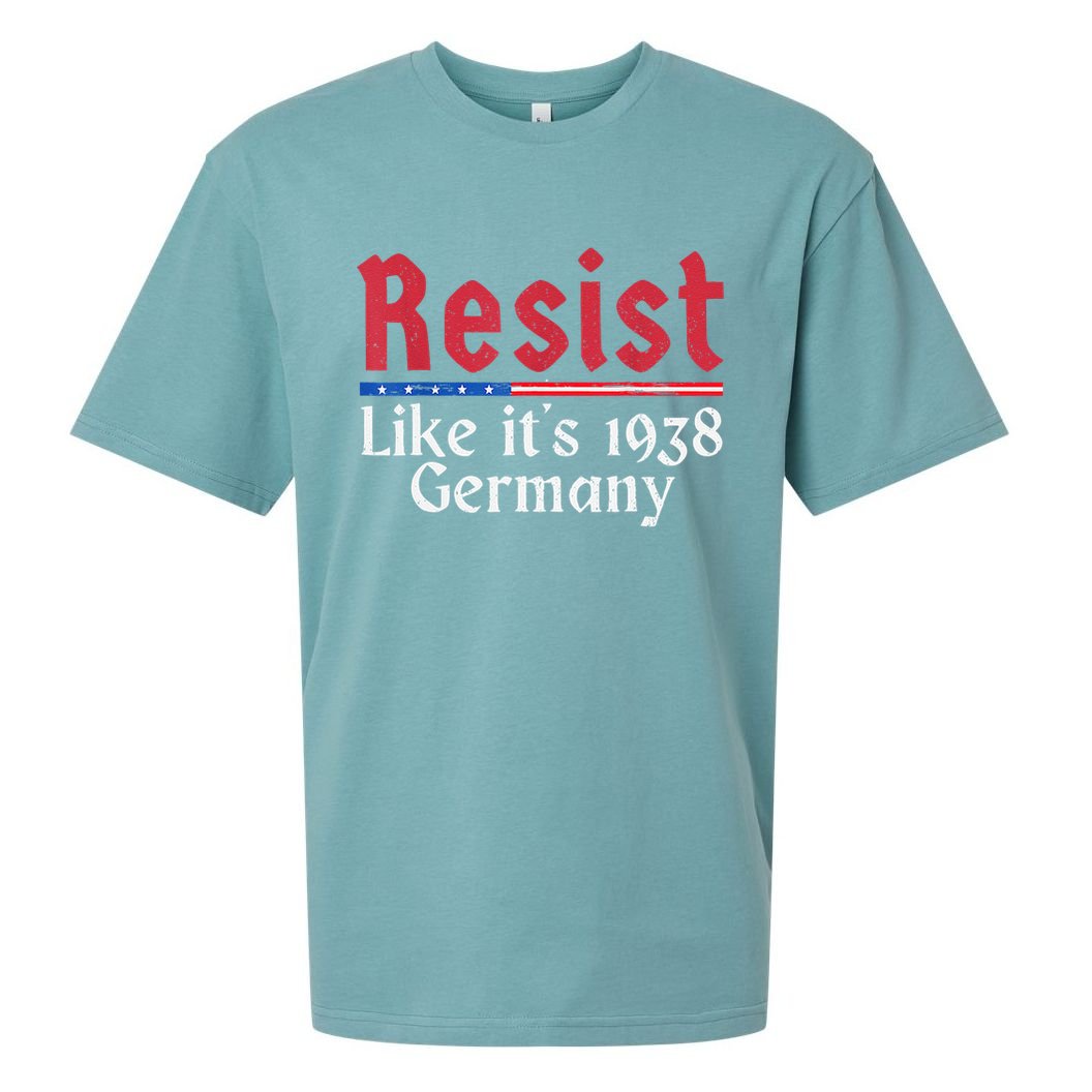 Resist Like Its 1938 Germany Sueded Cloud Jersey T-Shirt