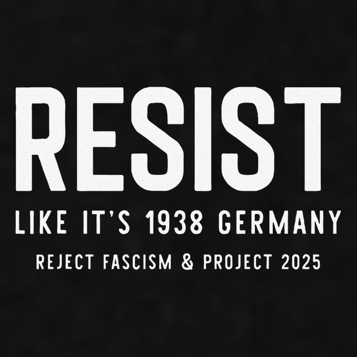Resist Like Its 1938 Germany Reject Fascism And Project Ladies PosiCharge Tri-Blend Wicking Tank