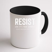 Resist Like Its 1938 Germany Reject Fascism And Project Mug