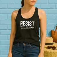 Resist Like Its 1938 Germany Reject Fascism And Project Womens Tank Top