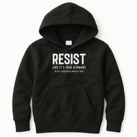Resist Like Its 1938 Germany Reject Fascism And Project Kids Hoodie