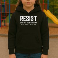Resist Like Its 1938 Germany Reject Fascism And Project Kids Hoodie