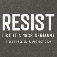 Resist Like Its 1938 Germany Reject Fascism And Project Cotton Canvas Backpack