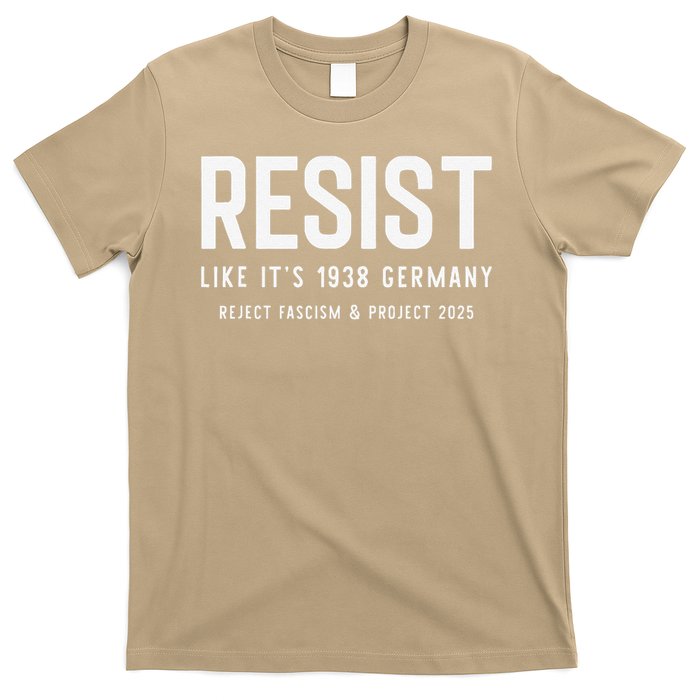 Resist Like Its 1938 Germany Reject Fascism And Project T-Shirt