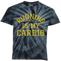 Running Late Is My Cardio Kids Tie-Dye T-Shirt