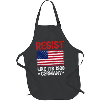 Resist Like Its 1938 Germany Historical Germany USA Flag Apron