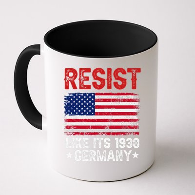 Resist Like Its 1938 Germany Historical Germany USA Flag Mug