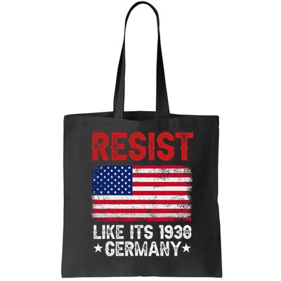 Resist Like Its 1938 Germany Historical Germany USA Flag Bag