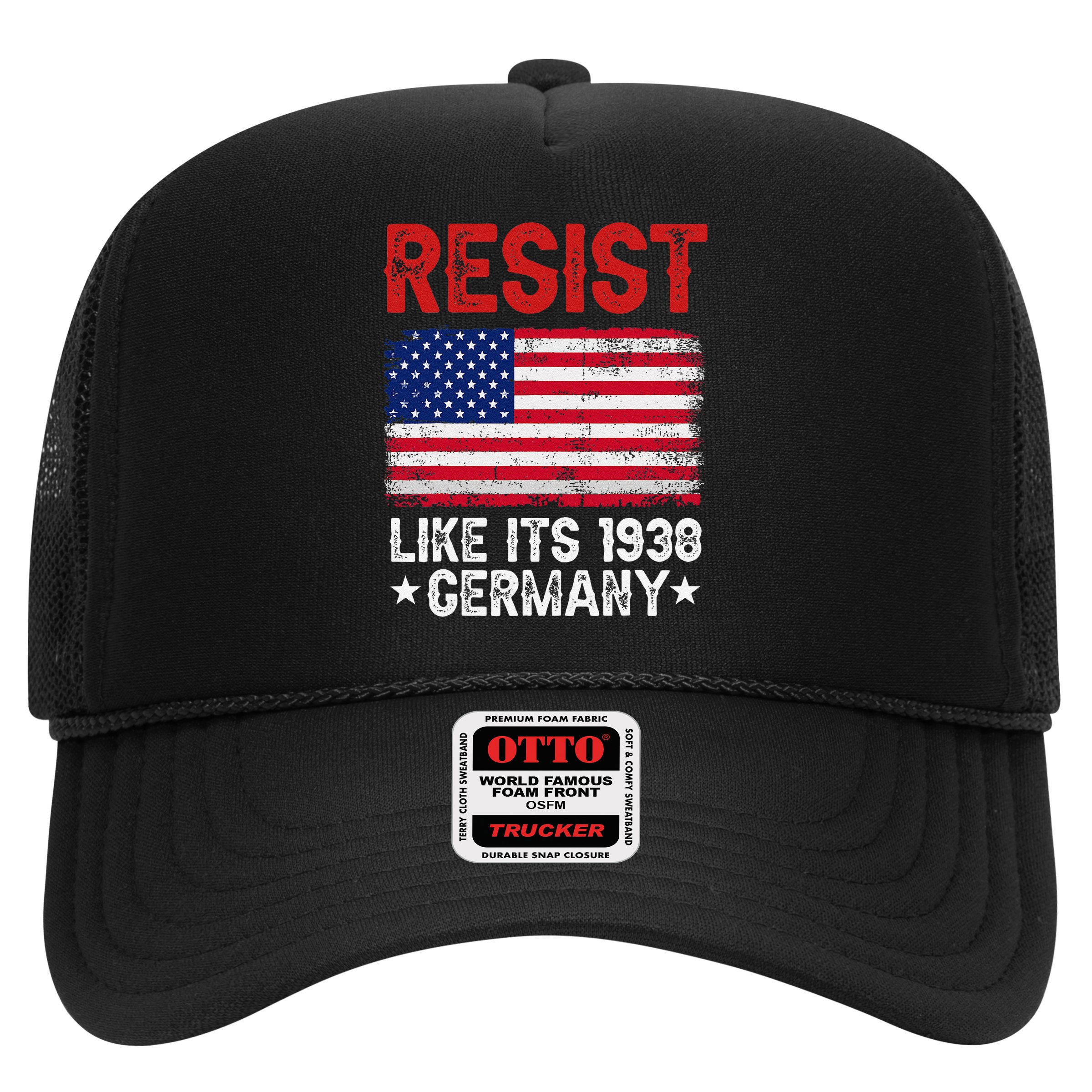 Resist Like Its 1938 Germany Historical Germany USA Flag Hat