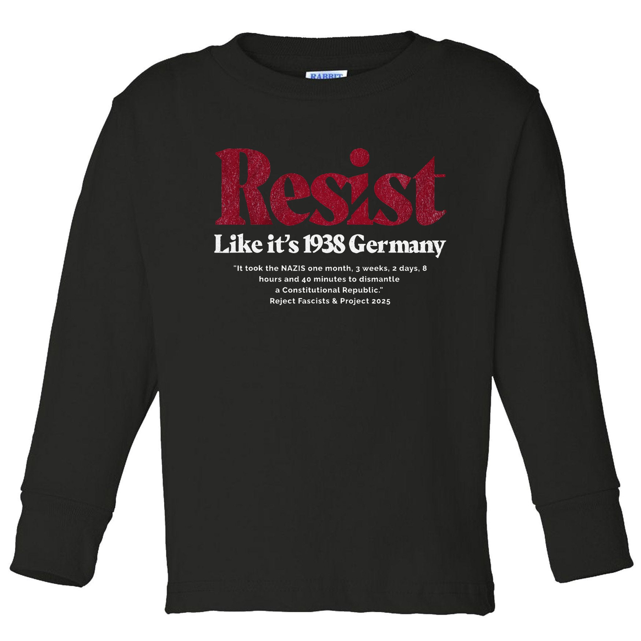 Resist Like Its 1938 Germany Toddler Long Sleeve Shirt