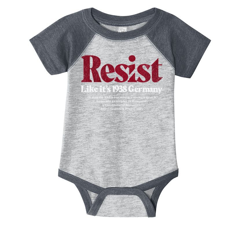 Resist Like Its 1938 Germany Infant Baby Jersey Bodysuit