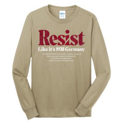 Resist Like Its 1938 Germany Tall Long Sleeve T-Shirt