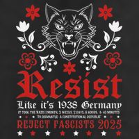 Resist Like It's 1938 Germany 7 Panel Mesh Trucker Snapback Hat