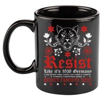 Resist Like It's 1938 Germany 11oz C Handle Ceramic Mug