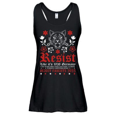 Resist Like It's 1938 Germany Ladies Essential Flowy Tank