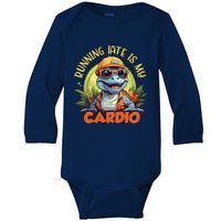 Running Late Is My Cardio Baby Long Sleeve Bodysuit