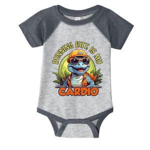 Running Late Is My Cardio Infant Baby Jersey Bodysuit