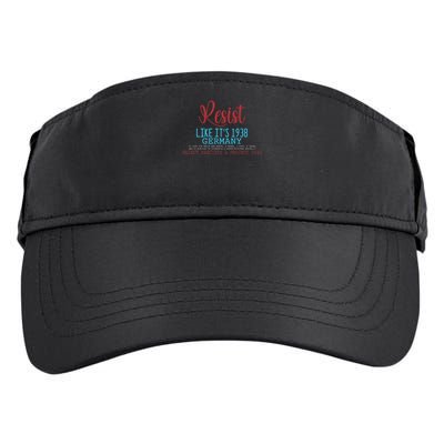 Resist Like Its 1938 Germany Adult Drive Performance Visor