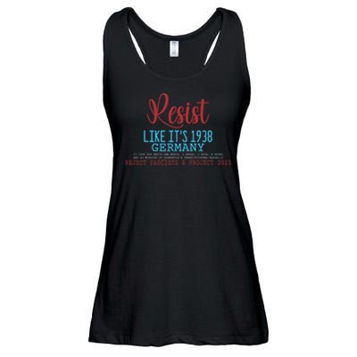 Resist Like Its 1938 Germany Ladies Essential Flowy Tank