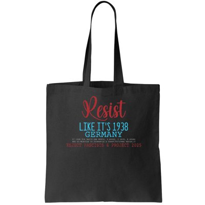 Resist Like Its 1938 Germany Bag
