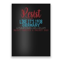 Resist Like Its 1938 Germany Poster