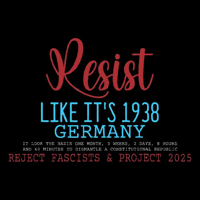 Resist Like Its 1938 Germany Poster
