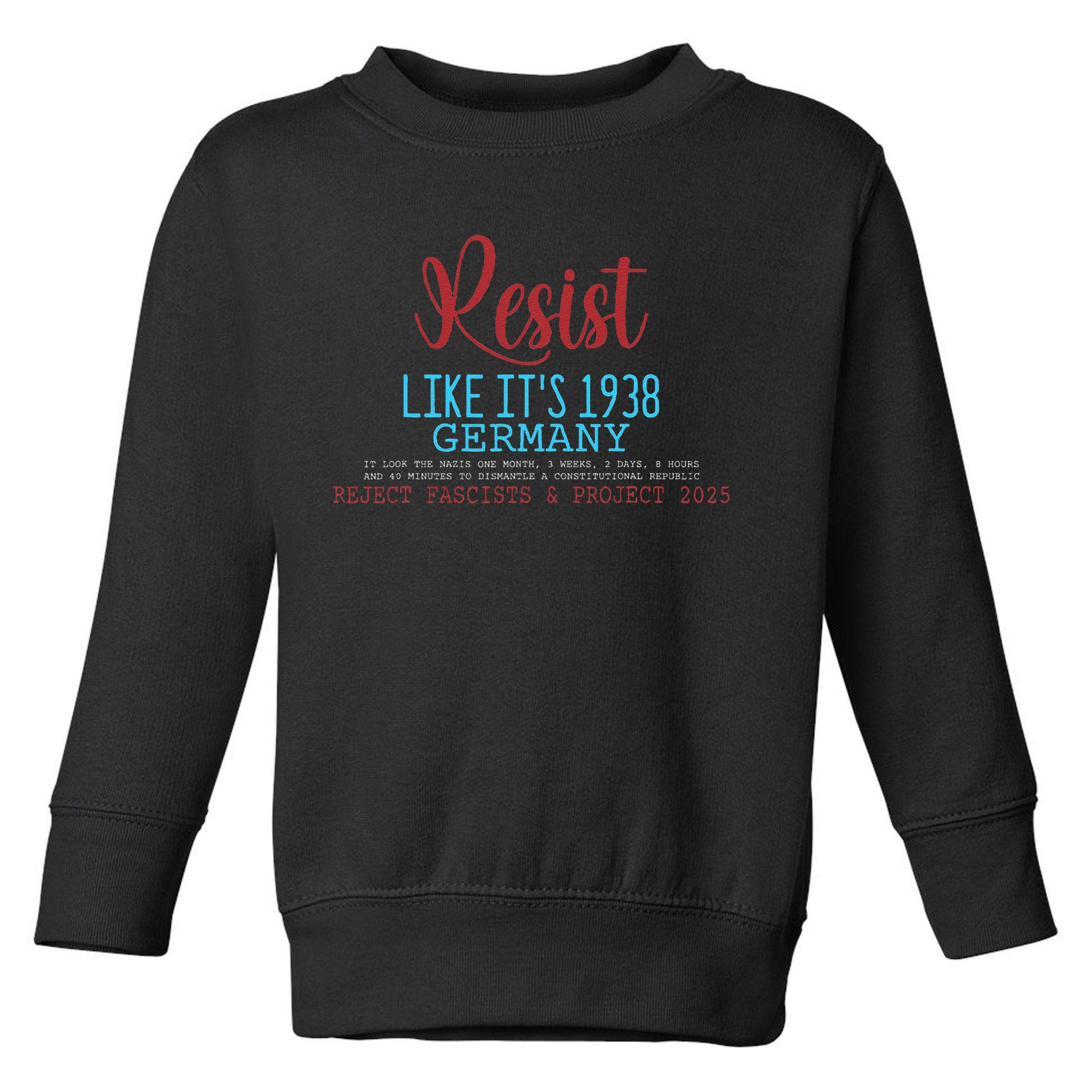 Resist Like Its 1938 Germany Toddler Sweatshirt