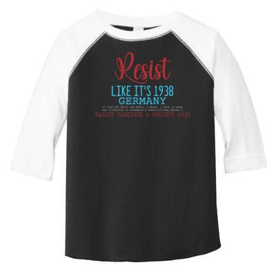 Resist Like Its 1938 Germany Toddler Fine Jersey T-Shirt