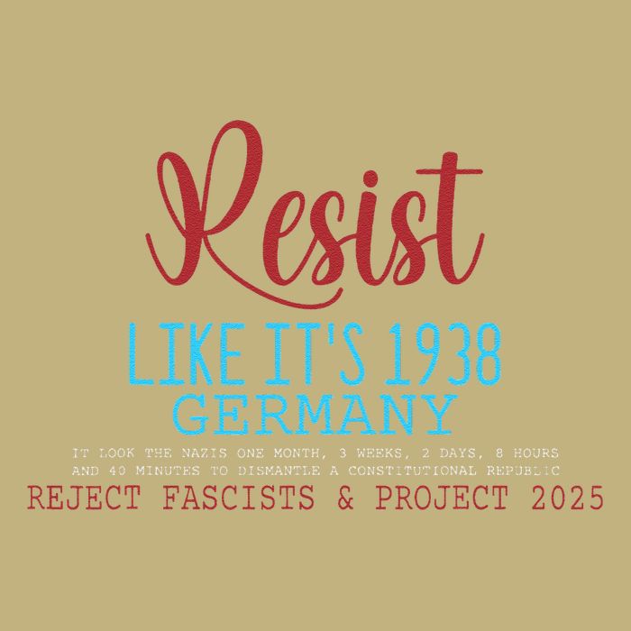 Resist Like Its 1938 Germany Button