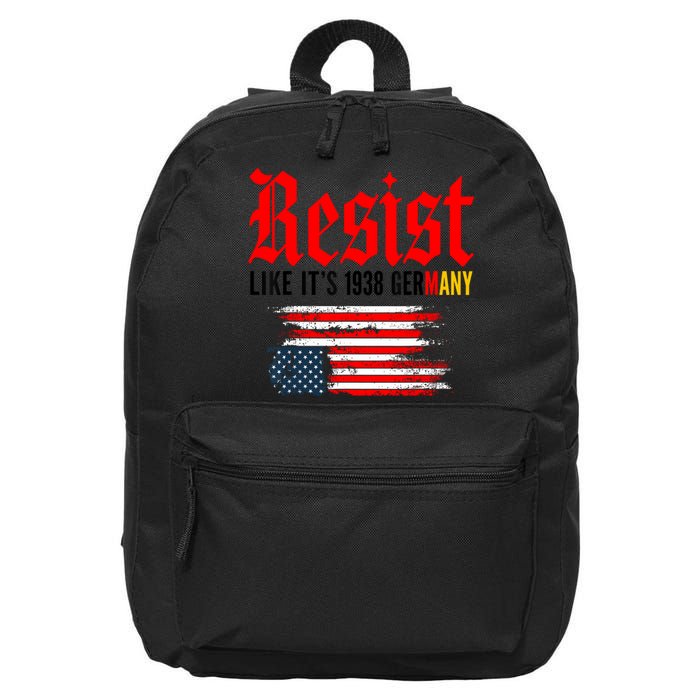 Resist Like It's 1938 Germany  16 in Basic Backpack