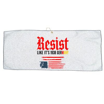 Resist Like It's 1938 Germany  Large Microfiber Waffle Golf Towel