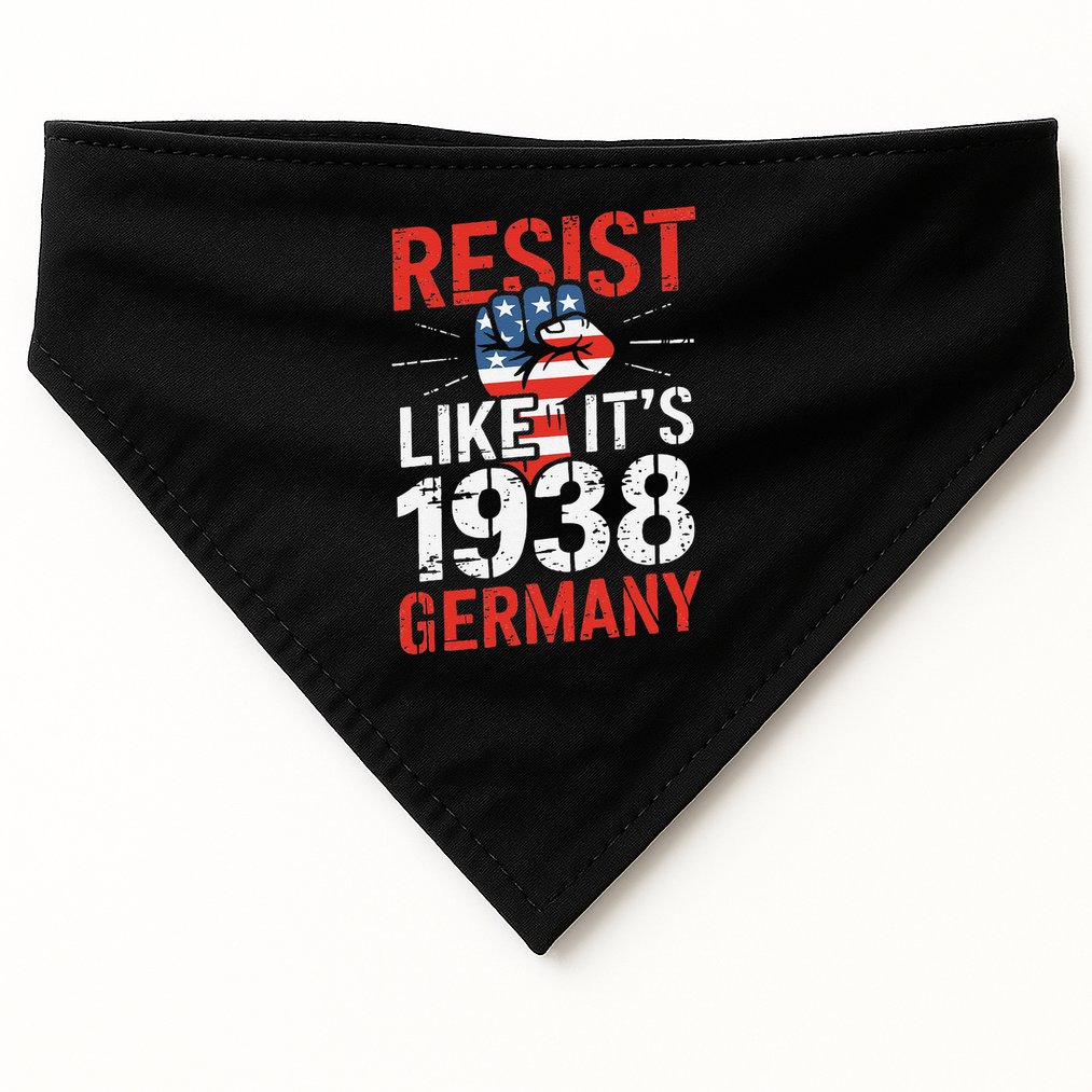 Resist Like Its 1938 Germany Activist Reject Anti-Trump USA-Made Doggie Bandana