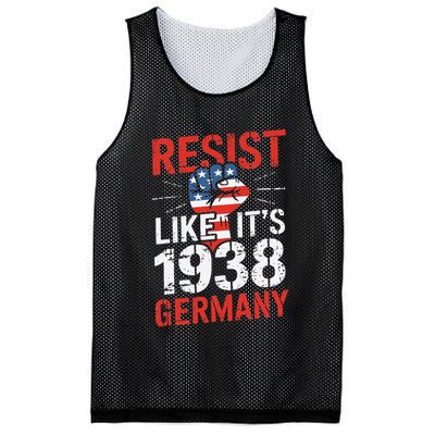 Resist Like Its 1938 Germany Activist Reject Anti-Trump Mesh Reversible Basketball Jersey Tank
