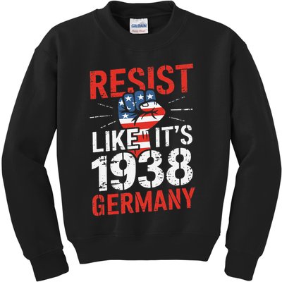 Resist Like Its 1938 Germany Activist Reject Anti-Trump Kids Sweatshirt