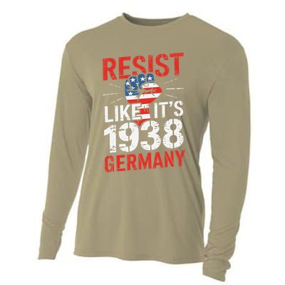 Resist Like Its 1938 Germany Activist Reject Anti-Trump Cooling Performance Long Sleeve Crew