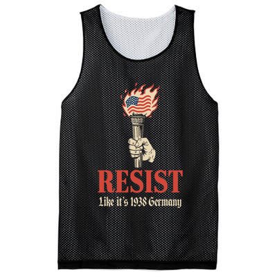 Resist Like Its 1938 Germany Mesh Reversible Basketball Jersey Tank